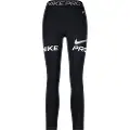 Nike Pro-7/8-leggings med meshpanel, grafik og en mellemhøj talje til kvinder - sort