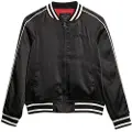 Superdry Superdrytil kvinder. W5011953A Suikajan Bomber Broderi sort (L), Casual, Polyester