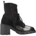 Hispanitas Hispanitastil kvinder. HI254281 Zurich Rock Læder Ankelstøvler sort (40), 5-8 cm, Lynlås, Casual