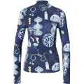 Scotch & Soda All Over Printed Mock T-shirt Med Lange ærmer