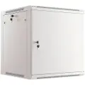 Lanberg WF01-6612-00S Rack Cabinet 19" Wall Mount 12U 600x600 Self Assembled with Metal Door Grey