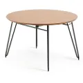 Kave Home - Udtræksbord bord Novac Ø 120 (200) - Flerfarvet - Spiseborde - - Homeroom