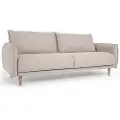 Kave Home - Sofa Carlota, 3-pers. - Brun - 3-pers. sofaer - - Homeroom
