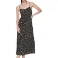 Pepe Jeans Pepe Jeanstil kvinder. PL953300 Pey kjole sort (S), Casual, Viscose, Blomstret, Uden ærmer/stropper