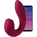 Satisfyer Sunray - genopladelig, luftbølget 2i1 vibrator (rød)