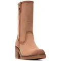 Refresh Refreshtil kvinder. 17304003-BEIGE Ankelstøvler 173040 brun (36), 3-5 cm, Lynlås, Casual