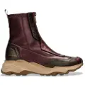 Hispanitas Hispanitastil kvinder. CHI254321 Sneakers i læder Nepal Bolmet burgundy (39), 3-5 cm, Lynlås, Casual