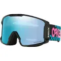 Oakley - Ski masker - Line Miner L Chex Black Prizm Sapphire til UnisexSilikone - Lyserød