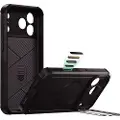 ESR iPhone 17 Pro ESR Cyber Kickstand MagSafe Hybrid Cover - Sort