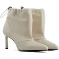 Armani Exchange AIX Armani Exchangetil kvinder. XW001649AF13876Z0005 Beige ankelstøvler i fiber (38), 3-5 cm, Ingen, Casual