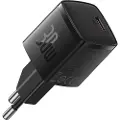 Baseus Cube Pro 30W USB-oplader med USB-C og GaN-teknologi - Svart