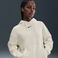 Nike Oversized Nike Sportswear Phoenix Fleece-pullover-hættetrøje til kvinder - hvid