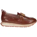Hispanitas Hispanitastil kvinder. HI254386 Kansas Rock brune loafers i læder (41), Fast, 1-3 cm, Ingen, Casual