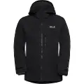 Jack Wolfskin Flowline 3in1, skijakke, herre, sort