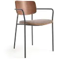 Kave Home - Spisebordsstol Maureen, 4-pak - Brun - Stole - - Homeroom