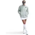 Nike Overdimensioneret Inter Milan Phoenix Fleece Nike-fodboldhættetrøje til kvinder - grå