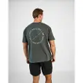 MM Sports Oversized T-shirt Emblem, Faded Green - XL