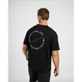 MM Sports Oversized T-shirt Emblem, Black - L
