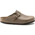 Birkenstock Birkenstocktil mænd. 960811 Træsko i læder Boston brun (47), Fast, Ingen, Casual