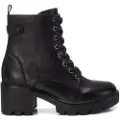 Xti Xtitil kvinder. 14298301-NEGRO Ankelstøvler 142983 sort (35), 5-8 cm, Blonder, Lynlås, Casual