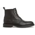 Hackett London Hackett Londontil mænd. HMS21309 Egmont ankelstøvler i læder, brun (45), Fast, Lynlås, Casual