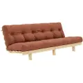 Karup - Lean Sofabed 130 x 190 - Gul - Sovesofaer - - Homeroom