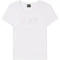 Emporio Armani Train Logo Series Rn Fancy Strass T-shirt Med Korte ærmer