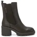 Carmela Carmelatil kvinder. 16190204-KAKI Ankelstøvler i læder 161902 grøn (35), 5-8 cm, Lynlås, Casual