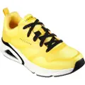 SKECHERS Skecherstil mænd. 183070 Træningssko Tres-Air uno gul (44), 3-5 cm, Blonder, Casual