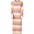 Pepe Jeans Pepe Jeanstil kvinder. PL9537713 Colombe-kjole lyserød (M), Casual, Pink, Polyester, Lange ærmer
