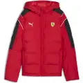 Puma Scuderia Ferrari Sportswear MT7 Puffer Jacket Youth, Clothing, Rosso Corsa, 5-6Y