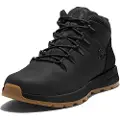 Timberland Timberlandtil mænd. TB0A2PB40151 Læderstøvler Sprint Trekker Mid sort (42), Fast, Blonder, Casual, Sport, Udendørs