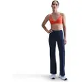 Nike Højtaljede Nike One Dri-FIT-bukser med foldekant til kvinder - blå