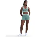 Nike Pro Sculpt-cykelshorts med høj talje til kvinder (7,6 cm) - grøn
