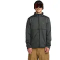 Volcom Snowbound Fleece Hættetrøje med lynlås sort
