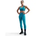 Nike Universa-leggings med høj talje i fuld længde uden søm foran til kvinder - blå