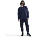 Nike Oversized Nike Sportswear Phoenix Fleece-sweatshirt med rund hals til kvinder - blå