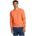 Pepe Jeans Pepe Jeanstil mænd. PM582703 Casual Crew Sweatshirt orange (S), Økologisk bomuld, Bæredygtig