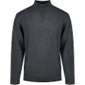 Hackett London Hackett Londontil mænd. HM7000078 Grå Hzip uldpullover (XL), Casual, Bomuld