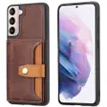 Mtp Products Samsung Galaxy S24 Retro Style Cover med Pung - Brun