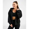 MM Sports Hoodie Zip Wmn Varsity, Black - S