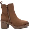 Refresh Refreshtil kvinder. 17098903-CAMEL 170989 brune ankelstøvler -højde hæl: 7cm- (38), 5-8 cm, Lynlås, Casual