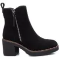 Refresh Refreshtil kvinder. 17098901-NEGRO Ankelstøvler Antelina Sort -Hælhøjde 7cm (39), 5-8 cm, Lynlås, Casual