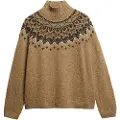 Superdry Fairisle Striktrøje Med Høj Hals