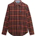 Superdry M4011047a Skjorte Med Lange ærmer