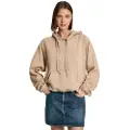 Pepe Jeans Pepe Jeanstil kvinder. PL581451 Falista beige sweatshirt (XS), Casual, Økologisk bomuld, Bæredygtig