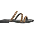 Pepe Jeans Pepe Jeanstil kvinder. PLS90646 Sandaler i læder Hayes Wild brown (41), Brun, Fast, Ingen, Casual, Dyreprint, Bæredygtig