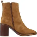 Alpe Alpetil kvinder. 522111 Brune Camden-ankelstøvler i læder (37), 5-8 cm, Lynlås, Casual