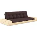 Karup - Base Sovesofa m. 2 sidebokse Tre-personers - Brun - Sovesofaer - - Homeroom