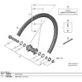 Shimano Wh-r9270-c36-tl Right Låsemøtrik